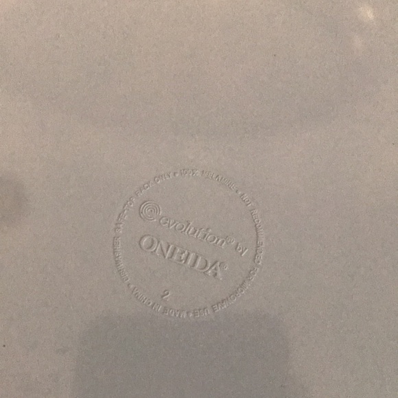 Oneida by evolution melamine beach them plate . - Picture 4 of 6